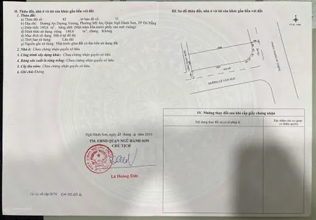 Bán lô góc 2mt đường an dương vương và lê văn hưu, trung tâm mỹ an, sát sông hàn cực đẹp