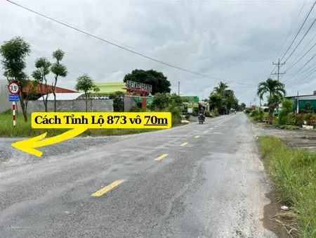 1.000m2 thổ vườn (có bán lẻ 500m2) cặp sát tl873, cách tp gò công 700m