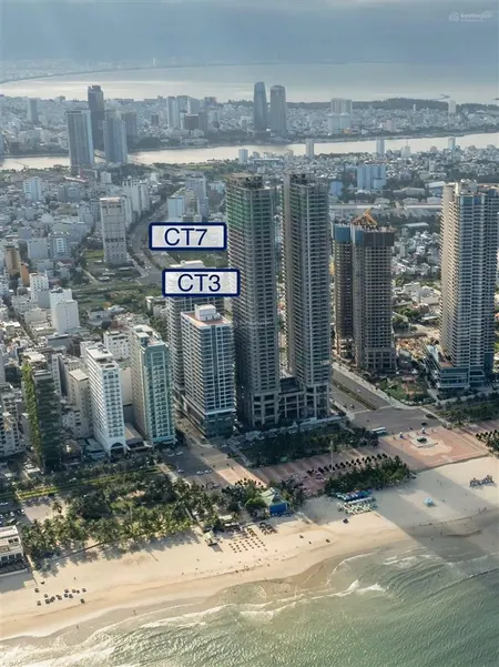 Duy nhất! căn góc 1pn view biển và thành phố sổ hồng lâu dài time square đà nẵng, giá gốc cđt