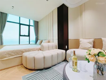 Dòng tiền cho thuê 60tr/ tháng căn góc studio trực diện biển trần phú mường thanh 60 3,6 tỷ.