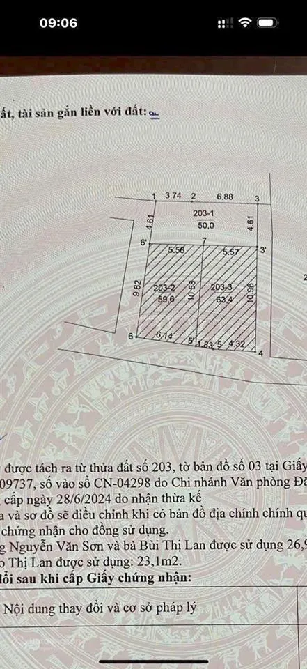 Bán đất tại gần kđt phú lương, 5,3 tỷ, 50m2, mặt tiền 5m, đường vào rộng
