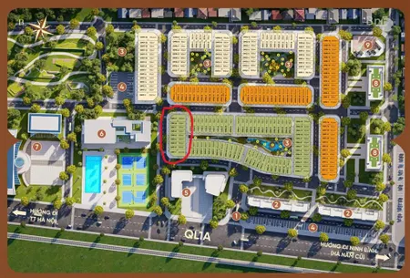 Quỹ căn liền kề đối diện tttm nammon square nằm trên đường trục thông ql1a mở bán giai đoạn đầu