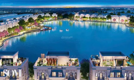 Biệt thự view hồ 8ha nhà 4 tầng ngang 10mx15m, thanh toán 2.3 tỷ đến nhận nhà, tặng xe vf7