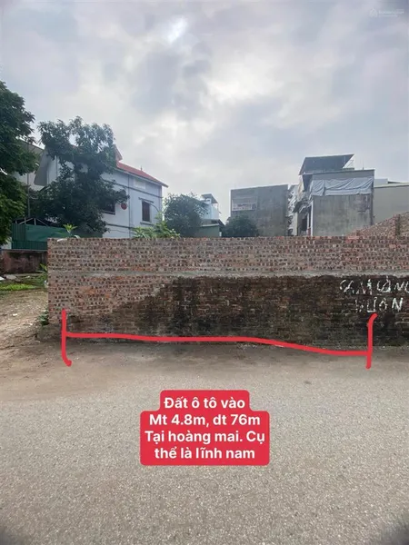 Đất ô tô vào, không qh, trước nhà thoáng vĩnh viễn, xây tỷ thứ, 76m2, 10.5 tỷ