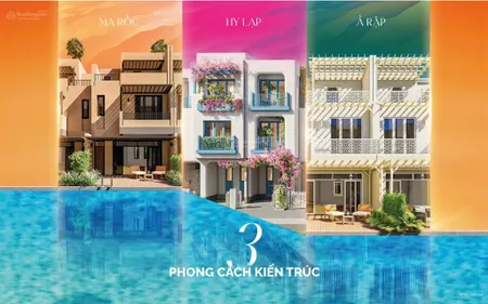 Nhà phố biển sông town full nội thất chiết khấu 33,5% giá 8 tỷ full vat sở hữu lâu dài