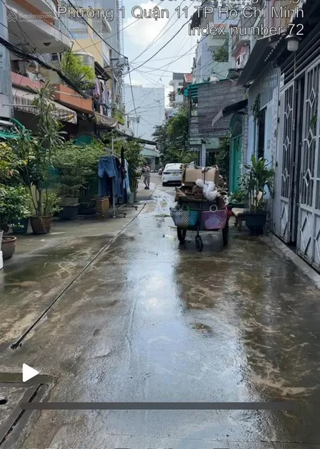 Bán đất hẻm 6m thông hồng bàng, p1, q11 nở hậu đẹp 5,6m, dt 106,5m2 đất trống xây dựng tự do