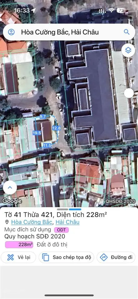 Lô đất 3 mặt tiền hàn thuyên, hải châu