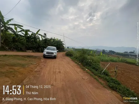 1000m2 full tc tại cao phong, hoà bình chỉ 1,1 tỷ