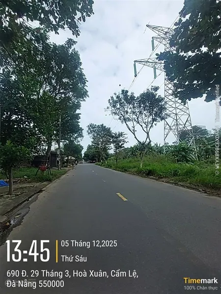 Bán lô đất 100m² đường 29/3, khu nam nguyễn tri phương hòa xuân, cẩm lệ, đà nẵng