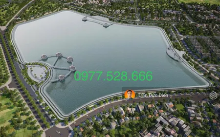 Đất đấu giá dãy tt4 đấu giá cự khối 97m2 nhỉnh 20 tỷ, sau có khe thoáng , đất gần hồ, tiềm năng lớn