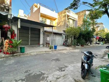 Bán đất ( tặng nhà c4 ) mặt tiền đường hoà minh 14 , song song kinh dương vương
