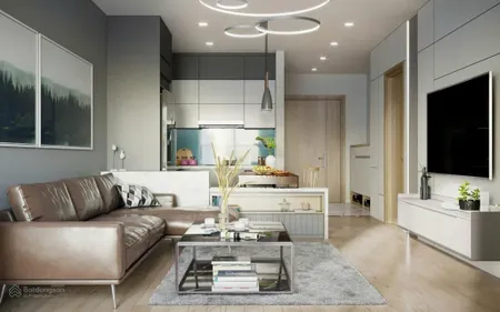 Bán căn hộ mandarin garden 2 99 tân mai, hoàng mai 82m 2 ngủ nội thất cơ bản giá 8.85 tỷ