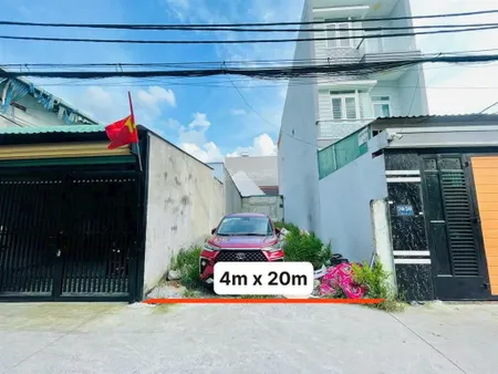 Đất (4x20m) đường thông buôn bán gần chợ thạnh xuân