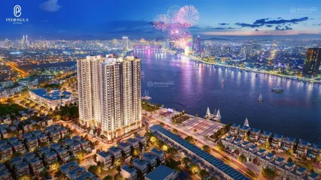 2pn view vịnh biển sông hàn, tầng cao full nội thất liền tường cao cấp cho thuê 30tr/ tháng