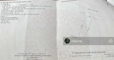 Cặp đất mặt tiền đường lý thánh tông, ngay phố hàn quốc, cách biển phạm văn đồng 400m
