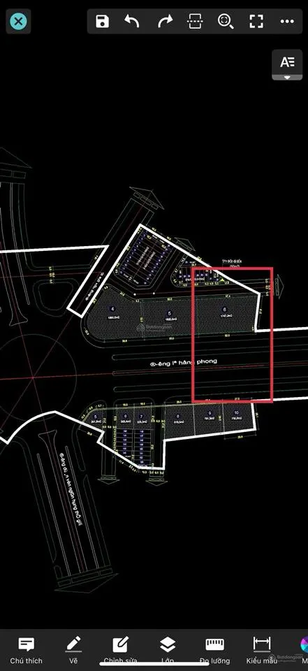 Bán 1747m2 mặt đường lê hồng phong, quận hải an gần sân bay giá 180 triệu/m2