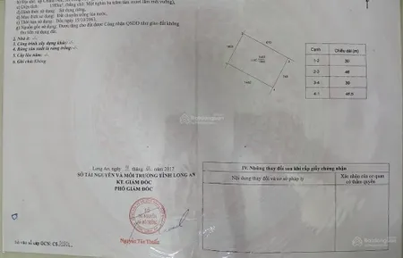 Bán loại đất nông nghiệp tại xã long phụng, cần giuộc, long an, 4 tỷ, 4349m2