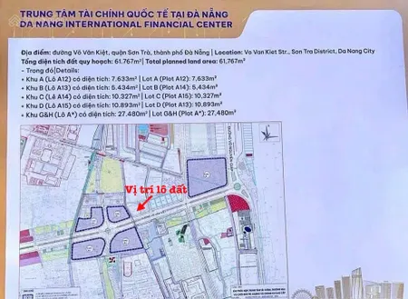 Bán đất mặt tiền đường võ văn kiệt, sơn trà, đà nẵng. dt 2.640m2
