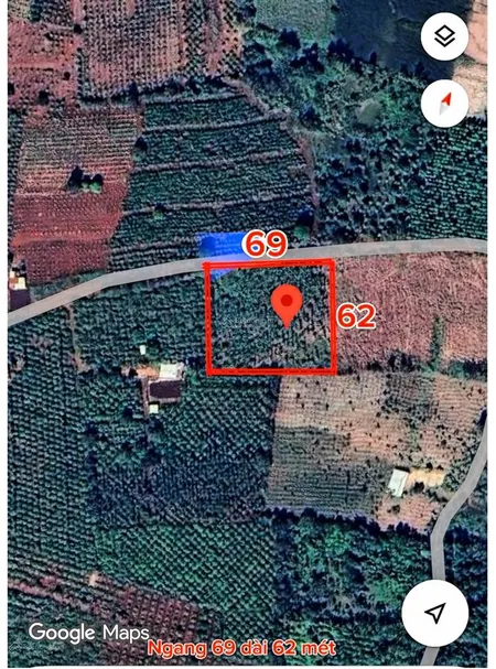 Bán 69m mặt tiền liên xã thông quốc lộ 14,25