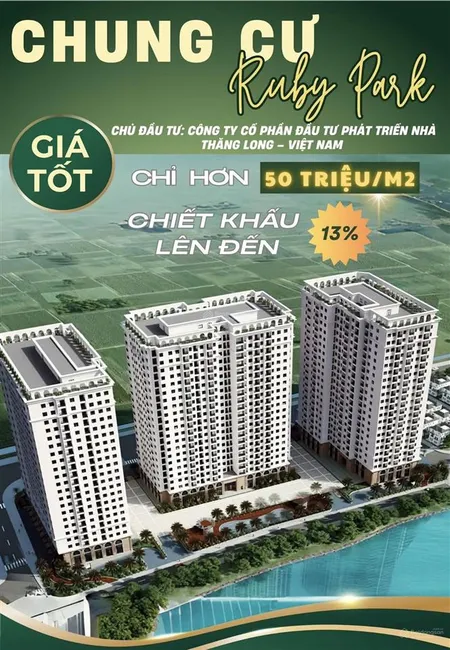 Căn ruby park giá chỉ 4.7 tỷ full vat và kpbt. rẻ hơn cđt 800triệu. ký hđmb trực tiếp cđt
