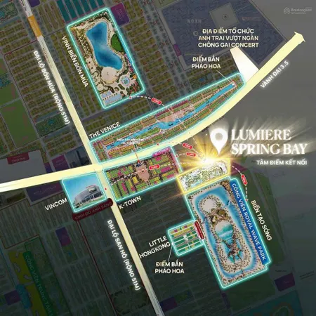 Độc quyền 2pn tầng trung chỉ 4 tỷ lumière springbay view hồ tạo sóng, mãn nhãn pháo hoa