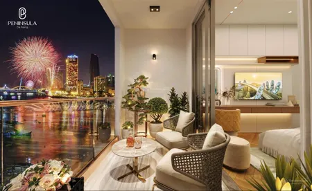 Cực hiếmduy nhất 1 căn 2pn view trực diện sông hàn + pháo hoa | tầng trung thoáng mát giá siêu tốt