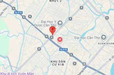 Bán đất mặt tiền rạch thuận tiện làm biệt thự sân vườn hoặc dãy trọ cao cấp