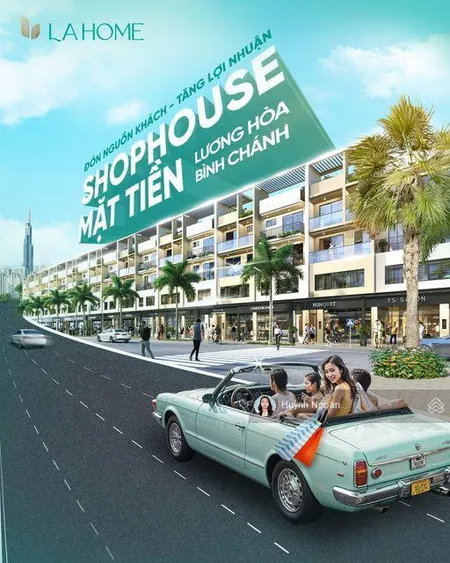 Bán shophouse kinh doanh vs ở mặt tiền 60m giá 6tỷ790 dtsd 500m2 liền kề bình chánh. 0788 911 ***