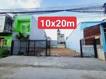 bán đất đường thạnh lộc 15, phường an phú đông, quận 12 dt 10m x 20m. thổ cư 200m2
