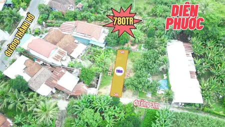 Đất diên phước ngay sát thành hồ tỉnh lộ 2 giá đầu tư chỉ 850triệu