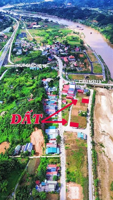 Bán lô đất đầu cầu văn yên, yên bái cạnh nút giao ic14 cao tốc nb lc