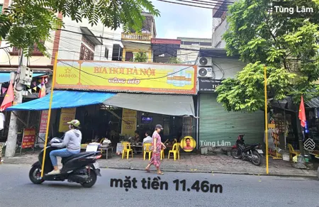 Ảnh thật! mp gốc đề minh khai, đường rộng 11m, vỉa hè to, dt 82.5m2 mt 11.46m gía hời 340tr/m2