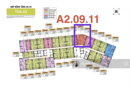 Căn hộ 2pn + duy nhất toà a2 tầng 9 giá vay từ 3,99 view đài phun nước biển châu mỹ srt