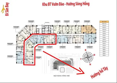 Quỹ căn đẹp nhất dự án skyline tây hồ view hồ tây do cbre vận hành