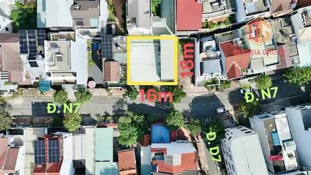 Bán lô đất ngang 16m đường n7 khu d2d võ thị sáu, phường trấn biên giá 21,5 tỷ