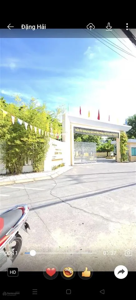 Bán đất trương định đường 10m5 sát biển đối diện trường học