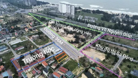 Bán đất nền tại võ nguyên giáp, bảo ninh, đồng hới, quảng bình, chỉ với 7,2 tỷ, 225 m2