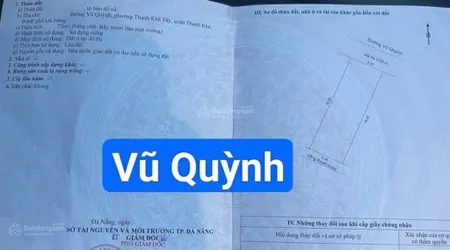Nhà cấp 4 mặt tiền đường 5m5 vũ quỳnh song song nguyễn tất thành, gần phùng hưng. s= 75m2 ,5.8 tỷ