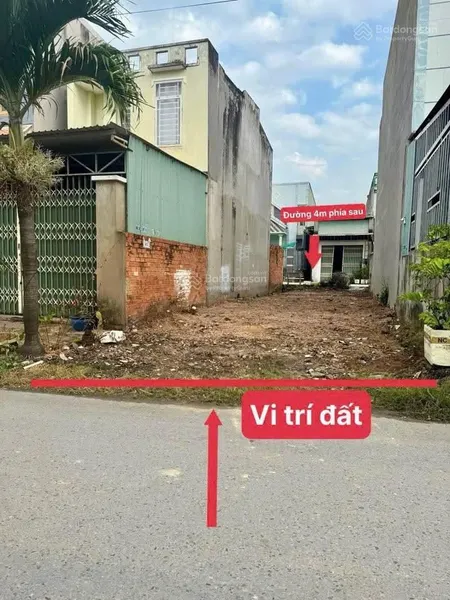 Đất 75m2 trên đ.lê lợi xã tân hiệp hóc môn, sổ hồng riêng, full thổ cư giá 1tỷ