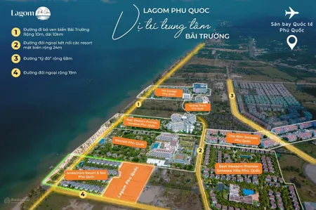 Mở bán đợt cuối lagom phú quốc, trung tâm bãi trường, chỉ từ 6,168 tỷ/căn ngân hàng hỗ trợ đến 60%