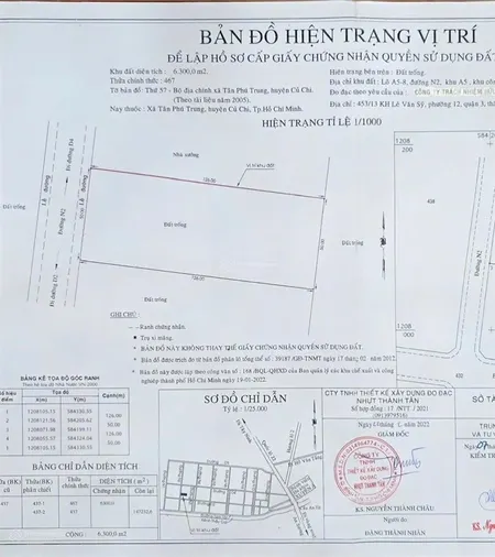 Bán lô đất trong khu công nghiệp tân phú trung dt 6300m