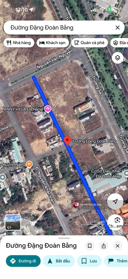 Bán siêu phẩm cặp đất mt đặng đoàn bằng bãi tắm sơn thuỷ, 275m2