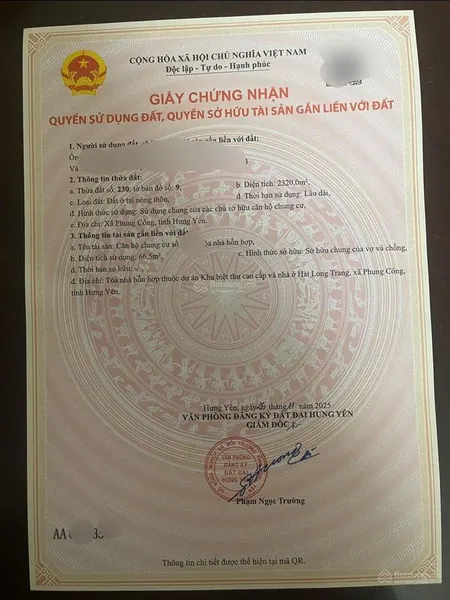 Bán căn 2 phòng ngủ 2vs diện tích 66,5m2 trust city