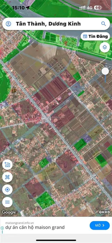 Bán lô đất 20.500m2 mặt đường phạm văn đồng, dương kinh, hải phòng giá tốt 46 tỷ