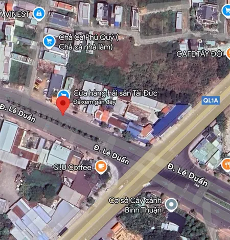 Cần bán lô đất 120m2 mặt tiền lê duẩn gần ql1