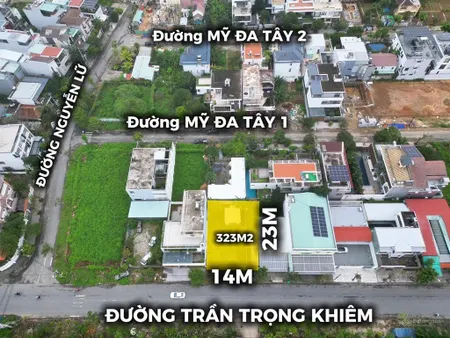 Bán lô biệt thự mặt tiền đường 10m5 view pháo hoa sông hàn đà nẵng