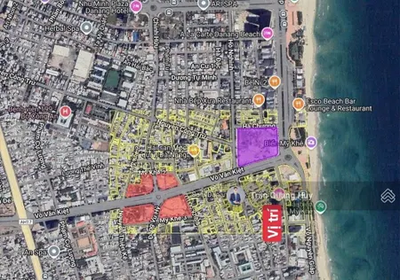 Bán đất mt mỹ khê 8 dt 123m2 ngang 10m cách biển 200m, liền kề trung tâm tài chính giá siêu rẻ