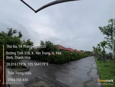 Ngân hàng phát mãi, bán đấu giá 4595m2 đất tại xã yên trung yên định