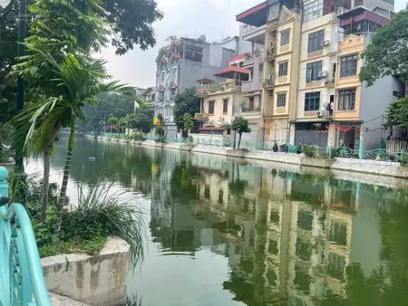 Bán mảnh đất 175m2 , view hồ hoàng ngân lô góc 2 mặt tiền đường ô tô cầu giấy