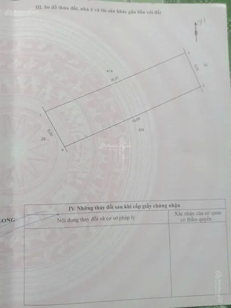 Cần bán gấp lô đất 5m dài 20m sổ hồng riêng, thổ cư 100% giá 355 triệu tại bình minh, vĩnh long